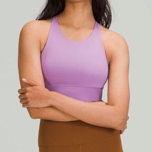 Energy high neck wisteria purple sz 10 lululemon